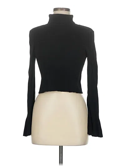 Pre-owned Kittenish Turtleneck Sweater In Black