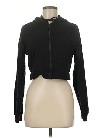 Pre-owned Kittenish Zip Up Hoodie In Black
