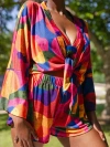Kitty And Vibe Kimono Cover Up Top