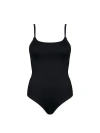 Kitty And Vibe Shelf Bra One Piece Swimsuit In Black