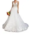 Kitty Chen Couture Becca A-line Wedding Dress In Ivory In White