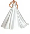 Kitty Chen Couture Daphne Sheer Mesh Dress In Ivory/toffee In Multi