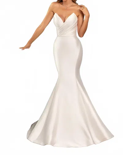 Kitty Chen Couture Primrose All Over Mikado Dress In Ivory In Multi