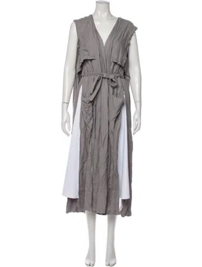 Pre-owned Kitx Linen Jacket In Gray