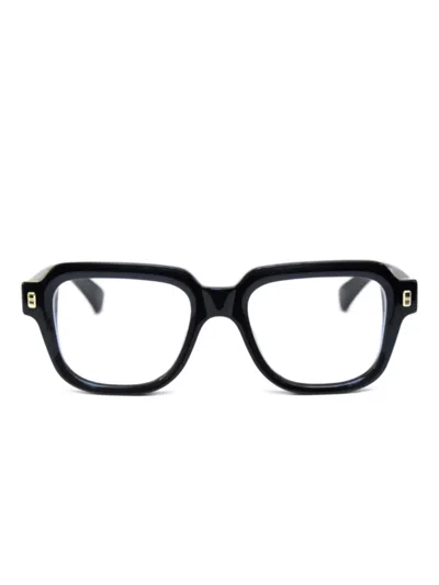 Kiurv Ferdinand Square-frame Glasses In Black