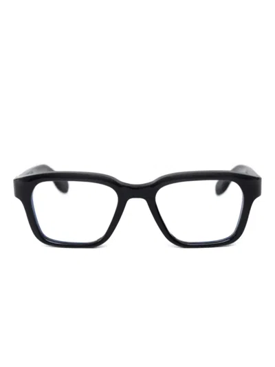 Kiurv Rectangle Frame Glasses In Black