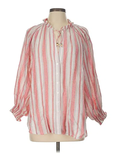 Pre-owned Kivari 3/4 Sleeve Blouse In Pink