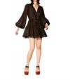 Kivari Alejandra Mini Dress In Black In Black