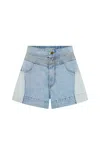 Kivari Carla Denim Short In Blue