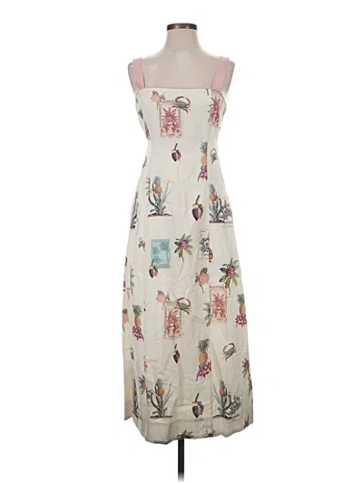 Pre-owned Kivari Casual Dress In Ivory