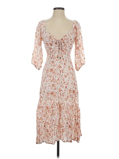 Pre-owned Kivari Casual Dress In Tan