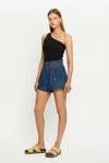 Kivari Celene Denim Short Indigo Blue In Multi