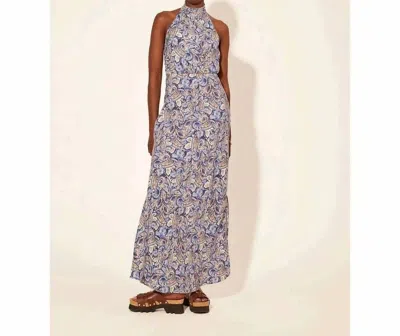 Kivari Halter Maxi Dress In Dakota In Multi