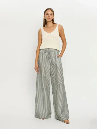 Kivari Elara Pant Green Stripe