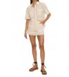 Kivari Estelle High Waist Short In Cream In White