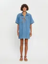 Kivari Evie Denim Dress In Blue