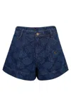 Kivari Evita Denim Short Iluka In Blue