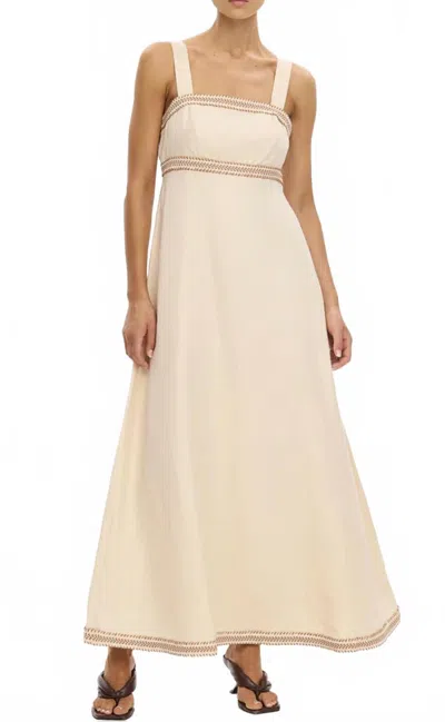 Kivari Freya Maxi Dress In Cream In Neutral