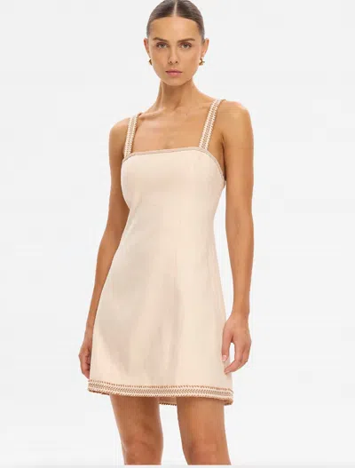 Kivari Freya Mini Dress In Cream In Neutral