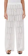 Kivari Jordan Pants White Broidery In White