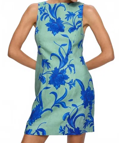Kivari Juniper Mini Dress In Blue In Multi