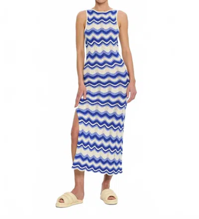 Kivari Leighton Max Dress In Blue Wave