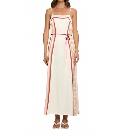 Kivari Lillia Maxi Dress In White In Multi