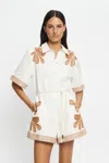 Kivari Moni Playsuit In White
