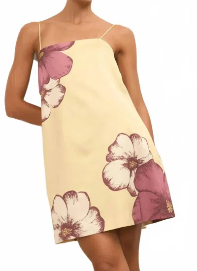 Kivari Paros Mini Dress In Yellow