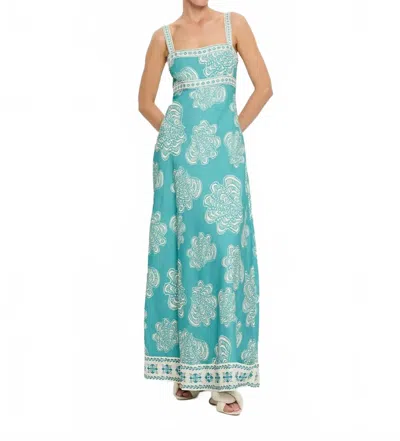Kivari Printed Maxi Dress In Skye In Multi