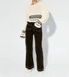 Kivari Rafaela Knit Top In Cream In White