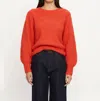 Kivari Reine Knit Sweater In Red In Red