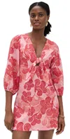 Kivari Riviera A-line Mini Dress In Riviera Print In Multi