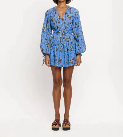 Kivari Sleeved Mini Dress In Paola In Multi