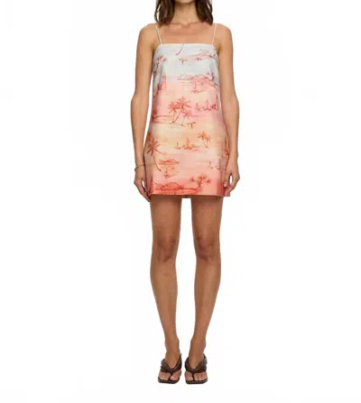 Kivari Sunset Mini Dress In Pink In Blue