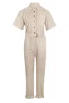 Kivari Tahlia Boilersuit Sand In Neutral