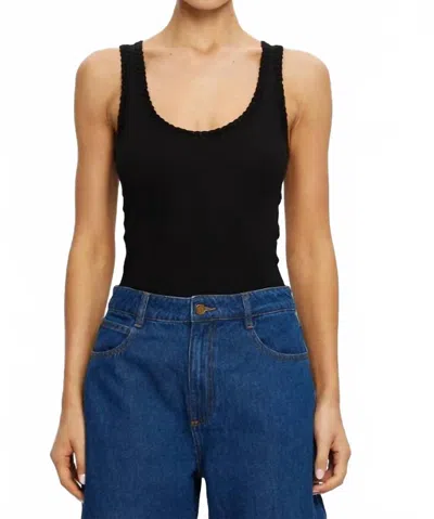 Kivari Tallulah Scoop Tank In Black