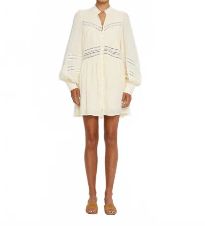 Kivari Tana Mini Dress In Ivory In Neutral