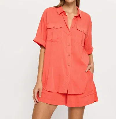 Kivari Ventura Shirt In Red
