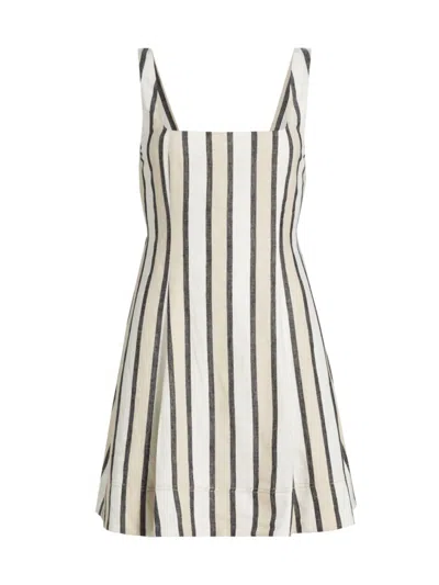 Kivari Women's Oaklee Stripe Minidress In Cream