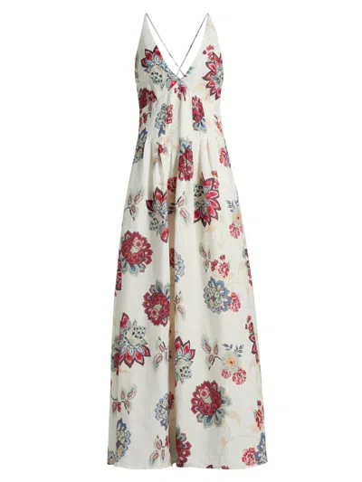 Kivari Women's Provence Strappy Maxi Dress In Purple