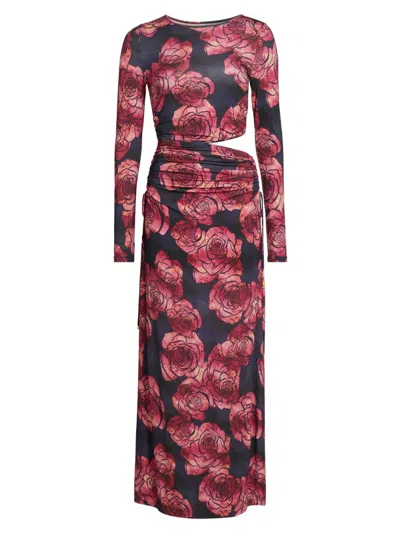 Kivari Women's Shia Rose Jersey Maxi Dress