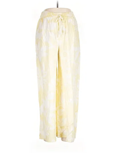 Pre-owned Kiwi & Punch Casual Pants In Yellow