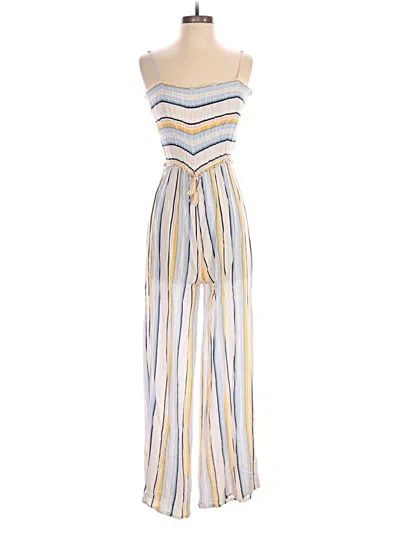 Pre-owned Kiwi & Punch Jumpsuit In White