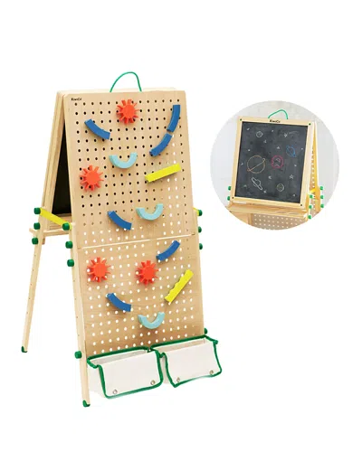Kiwico Marble Run & Art Easel - Ages 3+