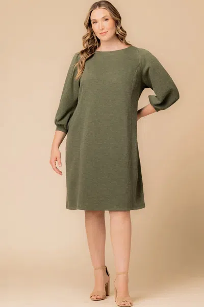 Kiyonna 13250706 Plus Size Short Cocktail Dress In Green