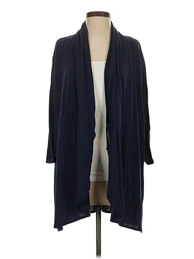 Pre-owned Kiyonna Cardigan Sweater In Blue
