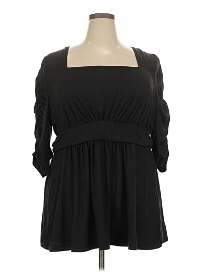 Pre-owned Kiyonna Casual Dress In Black