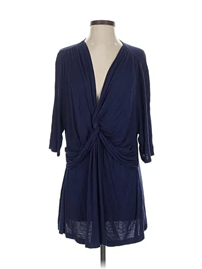 Pre-owned Kiyonna Casual Dress In Blue