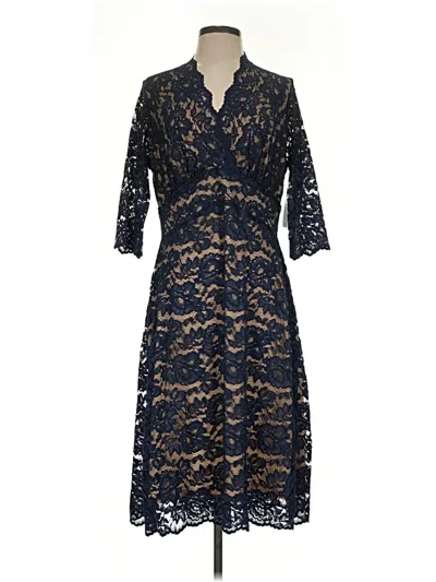Pre-owned Kiyonna Casual Dress In Blue
